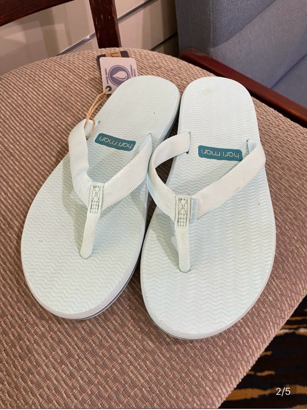 Hari Mari Light Mint Flip Flop Sandals